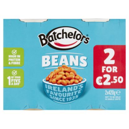 Picture of Batchelors Beans 420g  Twin Pack €2.50 x12